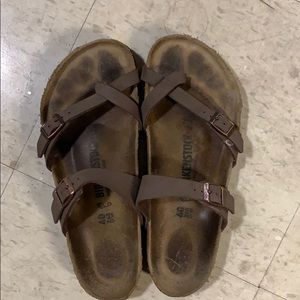 brown birkenstocks